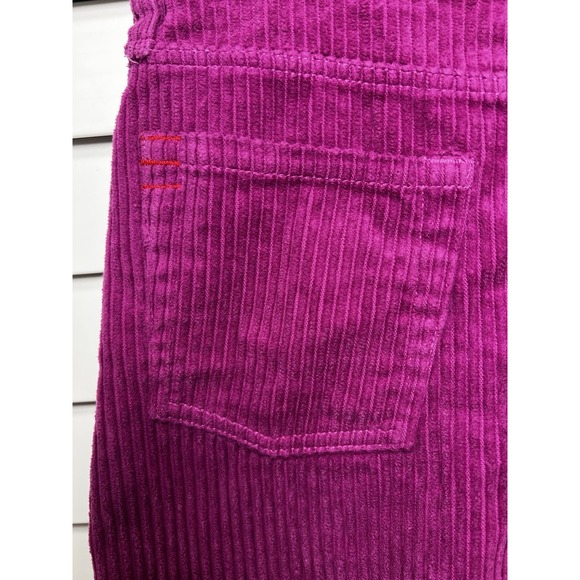 Urban Outfitters BDG Corduroy Raw Hem Mini Skirt Women's Size Small Fuchsia - Picture 8 of 9